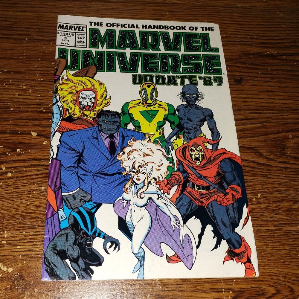 Official Handbook of Marvel Universe Update '89 #3 Eon to Hulk